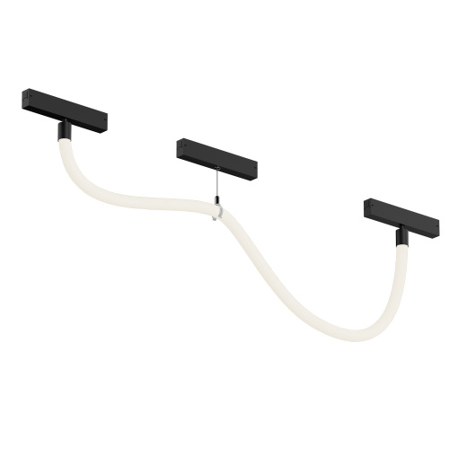 DK8060-BK Гибкий рассеивающий матовый светильник SMART RAY 18W DIM 3000K-6000K, длина плафона 1.5м, черный фото 6