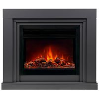 Каминокомплект STANLEY/НЕО Графит с очагом Электроочаг MOONBLAZE LUX/МУНБЛЕЙЗ