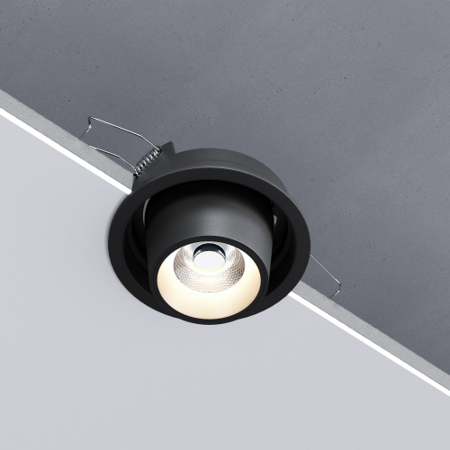 Потолочный светодиодный светильник поворотный Conner 8W 4000K чёрный 25086/LED фото 4