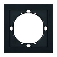 Рамка 1-местная, STEKKER, серия Мия, PFR00-3001-05, черный бархат
