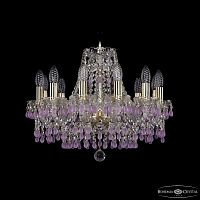 Люстра хрустальная 1410/12/160 G V7010 Bohemia Ivele Crystal (Богемия Ивеле Кристалл)