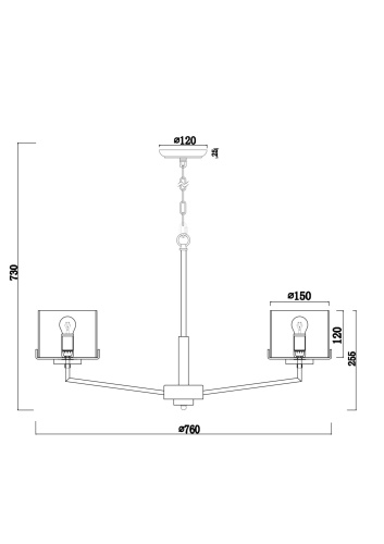 Люстра Freya FR5096PL-08CH фото 3