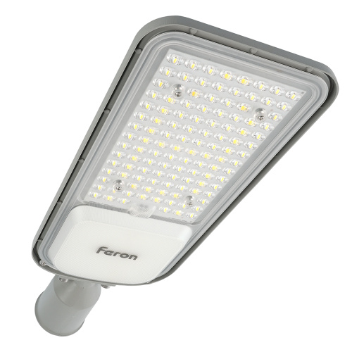 Светодиодный уличный консольный светильник Feron SP3050 100W 5000K 230V, серый фото 7