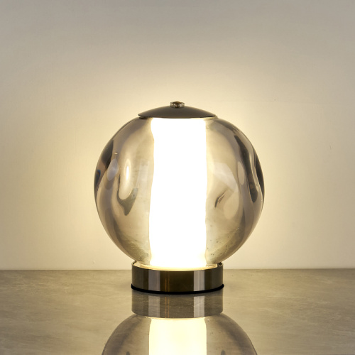 Настольная лампа OT2437-Z pearl black/smoke фото 2