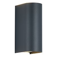 SL9516.701.01 Светильник уличный настенный ST-Luce серый/серый LED 1*10W 3000K/4000K/6500K BUST