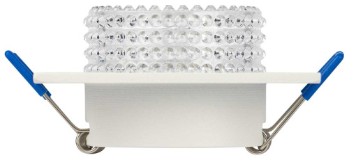 Светильник встраиваемый декоративный ЭРА DK110 WH/CL под лампу MR16 GU5.3 белый/прозрачный Б0058411 фото 6