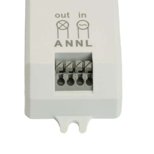 Датчик движения (касания) 230V 800W белый  с 1.5м кабелем SEN34, артикул 48962 фото 3