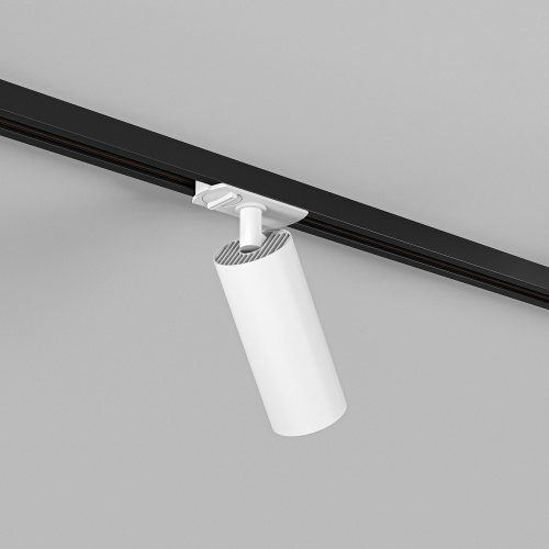 DK6060-BW+BK Трековый светильник IP 20, 15 Вт, GU10, черный с белым, алюминий фото 4