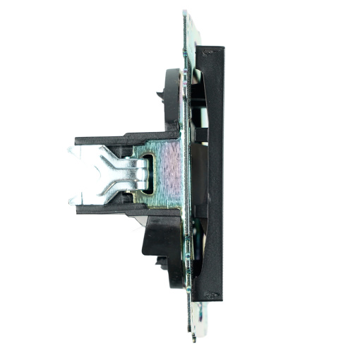 Розетка компьютерная 1-местная RJ-45 (механизм), STEKKER GLS00-7107-05, серия Катрин, черный фото 4