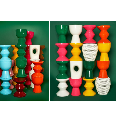 Приставной столик Zig Zag light pink фото 4