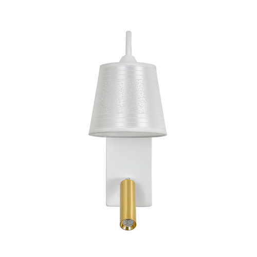Настенный светильник Escada 598/1A E27*40W White/Brass фото 4 Настенный светильник Escada 598/1A E27*40W White/Brass фото 4