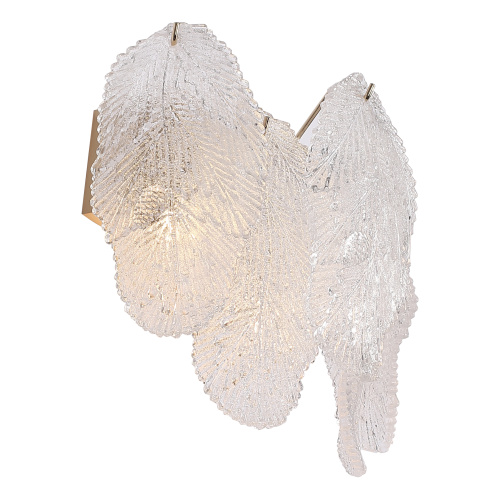 SL6135.201.02 Светильник настенный ST-Luce золотистый/прозрачный, янтарный G9LED 2*5W LIGHTSOME фото 4