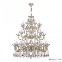 Люстра с хрустальными подвесками AL79101/16+8+8/300/3d A WMG P Clear/M-1F Bohemia Ivele Crystal (Богемия Ивеле Кристалл)