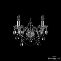 Бра хрустальные 1411B/2/160 Ni Bohemia Ivele Crystal (Богемия Ивеле Кристалл)