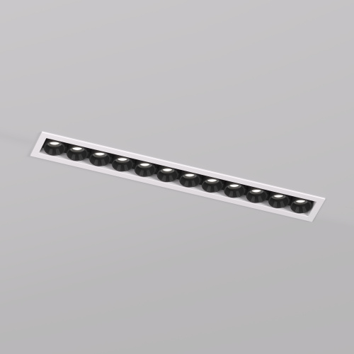 DK2515-WB Встраиваемый светильник SPACE со светодиодом L240mm 220V 20W 38° 4000К IP20 белый/черный алюминий DK2515-WB Встраиваемый светильник SPACE со светодиодом L240mm 220V 20W 38° 4000К IP20 белый/черный алюминий