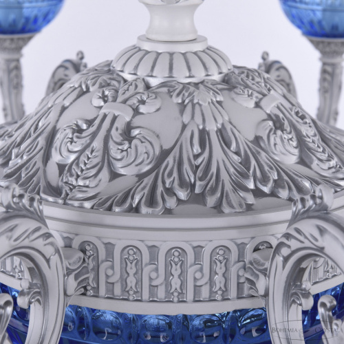 Люстра хрустальная AL79101P/8/250 WMN P Aquamarine/M-1G Bohemia Ivele Crystal (Богемия Ивеле Кристалл) фото 6