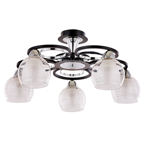 Потолочная люстра Arte Lamp GINEVRA A1604PL-5BK Потолочная люстра Arte Lamp GINEVRA A1604PL-5BK