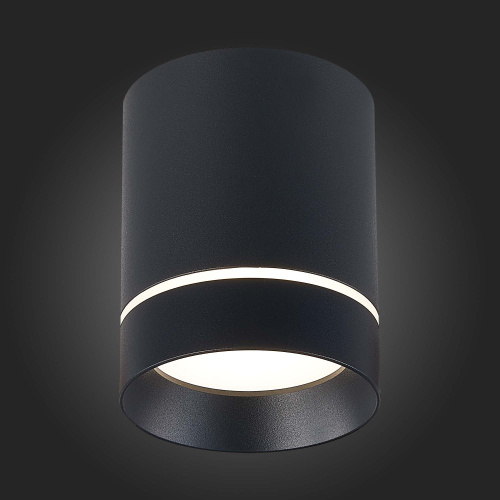 ST115.442.12 Светильник потолочный Черный LED 1*12W 4000K 840Lm Ra>90 120° IP20 D79xH100 170-240V Накладные светильники фото 4