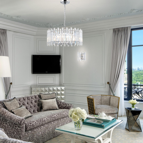 Citilux Ингвар CL334181 Люстра подвесная хрустальная Хром фото 8
