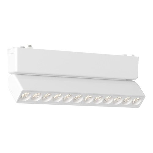 ST675.536.12 Магнитный трековый светильник Белый LED 1*12W 3000K 710Lm Ra>90 IP20 L230xW26xH82 48V SKYFLAT