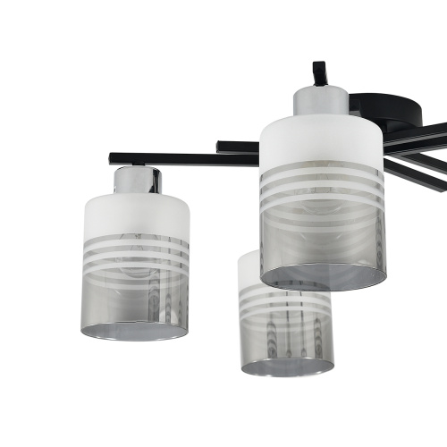 Потолочный светильник Escada 1132/5P E27*60W Black/Chrome фото 2