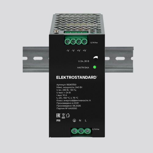 Блок питания 240W 24V IP20 95067/00 95067/00 фото 2 Блок питания 240W 24V IP20 95067/00 95067/00 фото 2