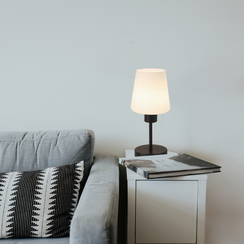 Настольный светильник 120004/1T E27*60W Black фото 2
