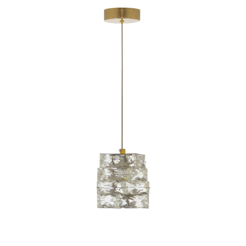 Подвесной светильник светодиодный хрустальный LDP 6035-12 GD фото 2 Подвесной светильник светодиодный хрустальный LDP 6035-12 GD фото 2
