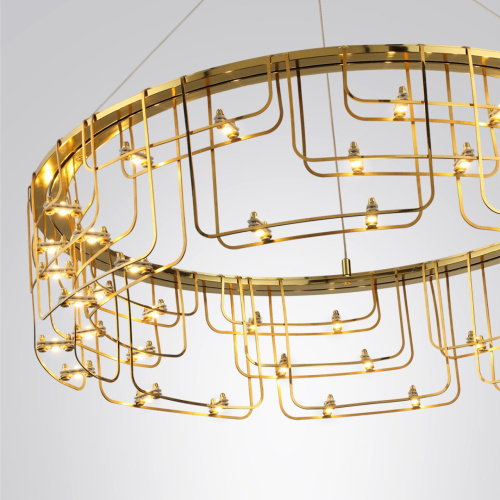 7060/44L HIGHTECH ODL26 287 Подвесной светильник нерж/сталь золото IP20 LED 44W 3960Лм 3000K 220V ZAHA фото 5 7060/44L HIGHTECH ODL26 287 Подвесной светильник нерж/сталь золото IP20 LED 44W 3960Лм 3000K 220V ZAHA фото 5