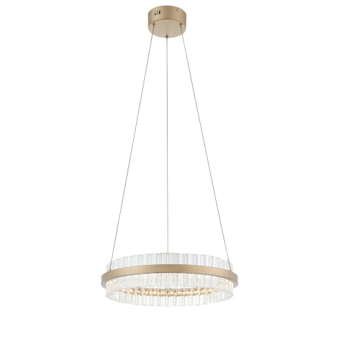 SL383.203.01 Светильник подвесной ST-Luce Золотистый/Золотистый, Прозрачный LED 1*34W 3000K CHERIO фото 12