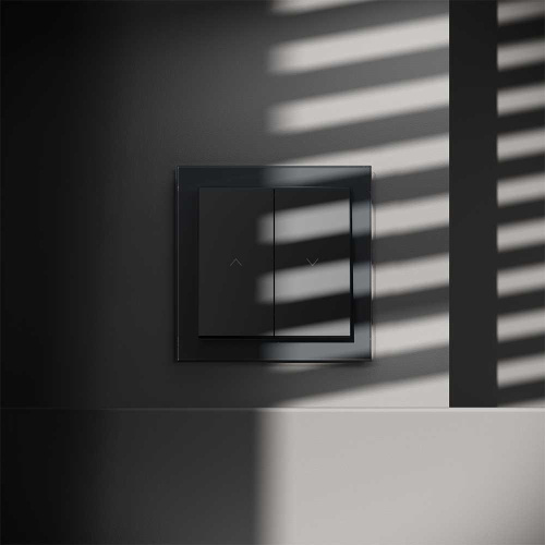Выключатель встраиваемый S70 для жалюзи 10А, (графит) Voltum VLS020707 Выключатель встраиваемый S70 для жалюзи 10А, (графит) Voltum VLS020707