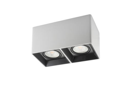 DK3035-WB Светильник накладной IP 20, 10 Вт, GU5.3, LED, белый/черный, пластик фото 5