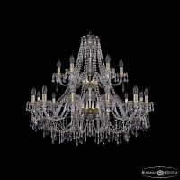 Люстра хрустальная 1403/12+6/360/2d G Bohemia Ivele Crystal (Богемия Ивеле Кристалл)