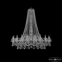 Люстра хрустальная 1411/20/530/h-157 Ni Bohemia Ivele Crystal (Богемия Ивеле Кристалл)