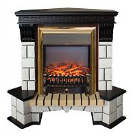 Электрокамин RealFlame Stone Coner AO античный дуб с Fobos s Lux BR