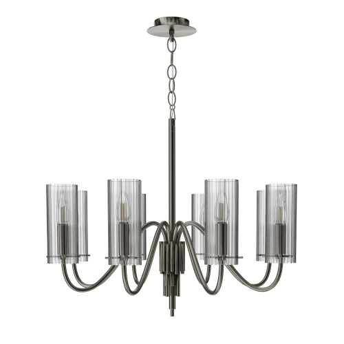 SL2005.103.08 Светильник подвесной ST-Luce никиль/прозрачный E14 8*40W SANTORI фото 4