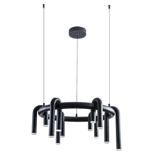 Подвесная светодиодная люстра Arte Lamp Warhol A3258LM-30BK Подвесная светодиодная люстра Arte Lamp Warhol A3258LM-30BK