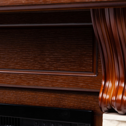 Электрокамин RealFlame Michigan 50 NT орех с очагом Saphir 50 фото 8