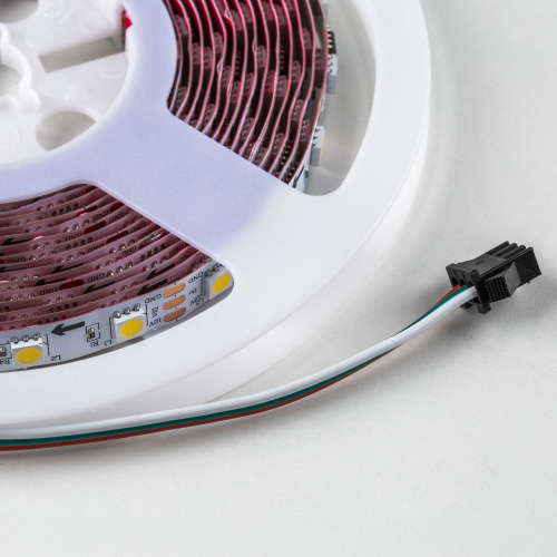 400904 Лента LED SPI 3led/pix 12V 14,4W/m 10-12Lm/W 4000K IP20 1шт = 5м фото 4