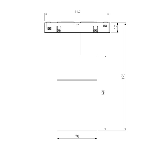 Slim Magnetic Трековый светильник для радиусного шинопровода 20W 4200K Comfi чёрный Ø 1200мм 85190/01 фото 4 Slim Magnetic Трековый светильник для радиусного шинопровода 20W 4200K Comfi чёрный Ø 1200мм 85190/01 фото 4