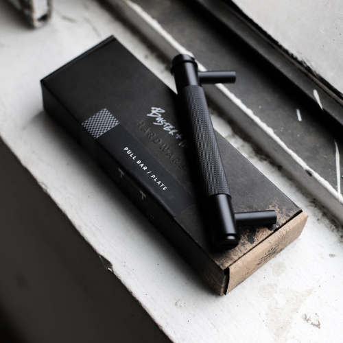 Ручка-скоба Pull Bar Cross Black фото 3