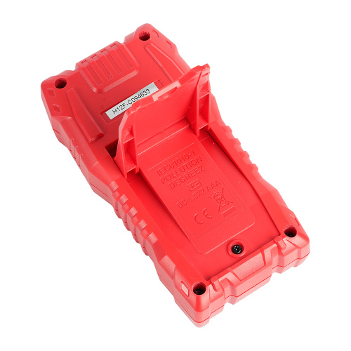 MTM HT108 Мультиметр цифровой, 2000 отсчетов, 2 батареи тип ААА 1,5В, ручная регулировка, красный, TM STEKKER фото 9