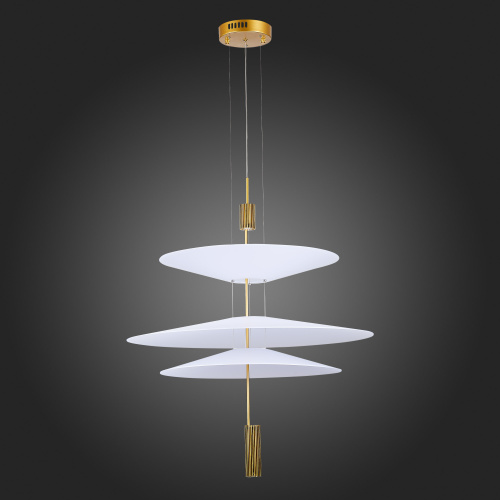 SL6101.223.01 Люстра подвесная ST-Luce Золотистый/Белый LED 1*15W 3000K ISOLA фото 6