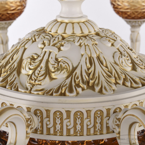 Люстра с хрустальными подвесками AL78101P/8/250 A WMG P Amber/M-1F Bohemia Ivele Crystal (Богемия Ивеле Кристалл) фото 4 Люстра с хрустальными подвесками AL78101P/8/250 A WMG P Amber/M-1F Bohemia Ivele Crystal (Богемия Ивеле Кристалл) фото 4