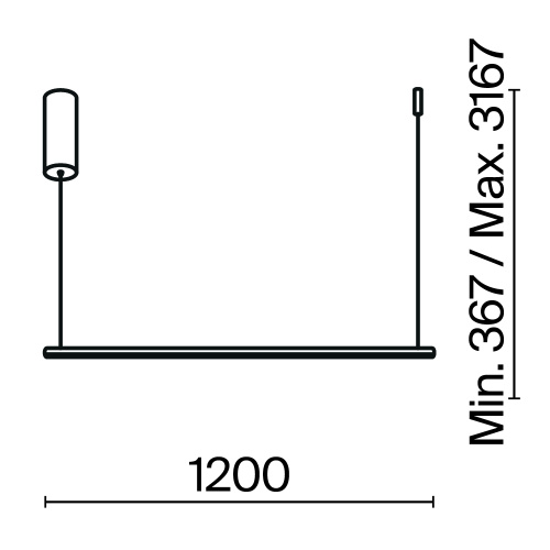 Подвесной светильник Maytoni MOD246PL-L24BSK фото 5