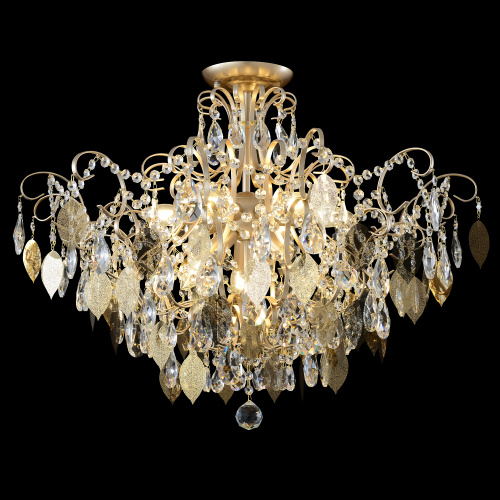 Светильник потолочный Crystal Lux ESMIRALDA PL9 GOLD фото 4