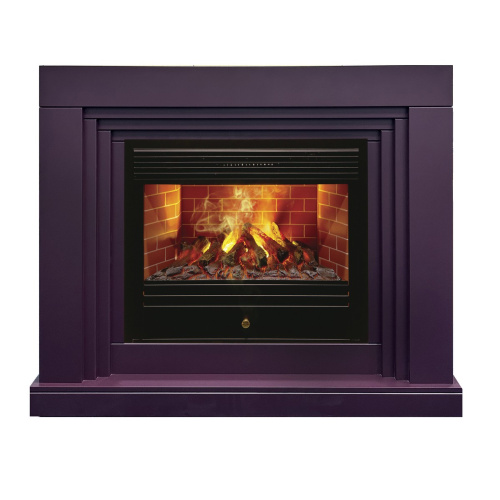 Электрокамин RealFlame Stanley 26 Plum сливовый с очагом 3D Novara Электрокамин RealFlame Stanley 26 Plum сливовый с очагом 3D Novara