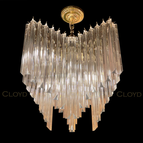 Люстра Cloyd NIBELUNG C8 / Ø60 см - золото - прозрач. стекло (арт.10753) фото 2