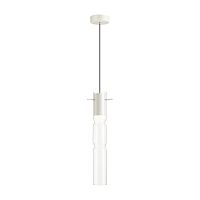 5059/5LB PENDANT ODL24 385 белый/прозрачный/металл/стекло Подвес LED 5W 3000K SCROW