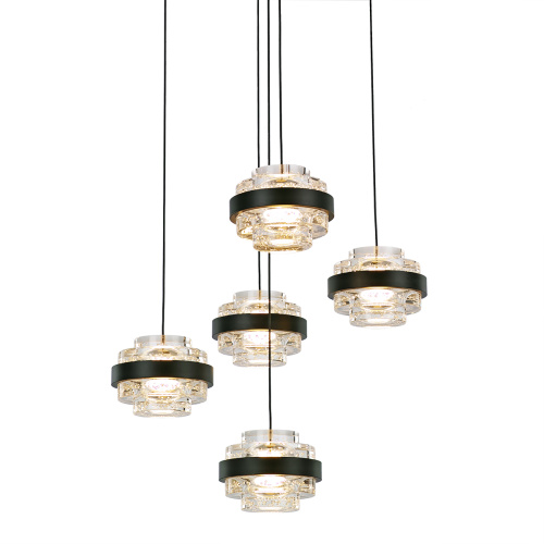 Подвесной светильник MD22030002-5A black/clear Подвесной светильник MD22030002-5A black/clear